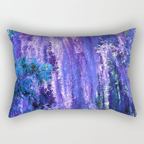 Purple moss Rectangular Pillow