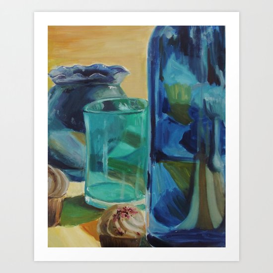 Glass Art Print