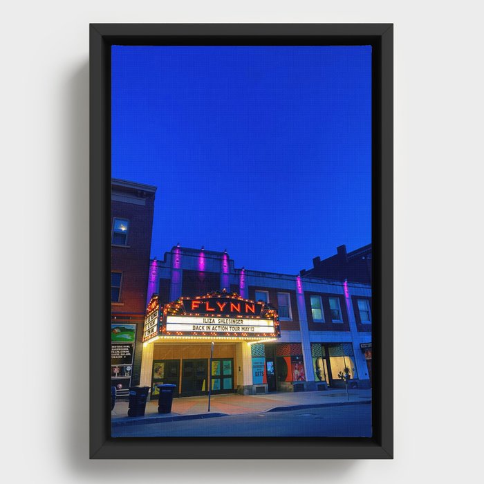 burlington theatre Framed Canvas