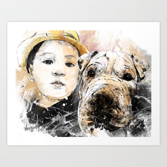 Best Friends Art Print