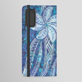 SAMOAN Decor - Hawaiian Decor - Cool Blue Breeze Android Wallet Case