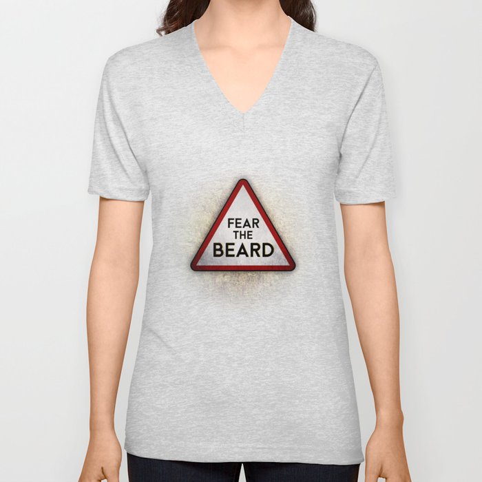 Fear the Beard V Neck T Shirt
