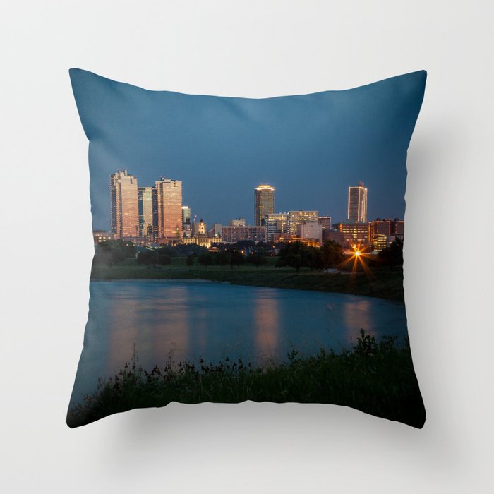Fort Worth, Texas Throw Pillow