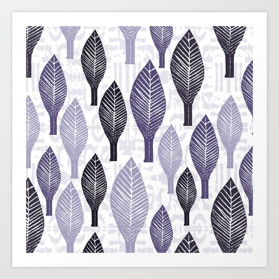 Leaves Standing Tall One Art Print