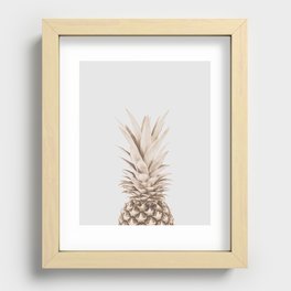 Pineapple a Day Recessed Framed Print