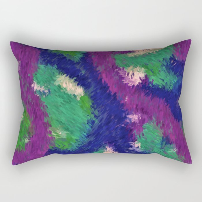 Purple 30 by Kristalin Davis Rectangular Pillow