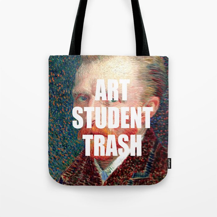 Art Student Trash Tote Bag