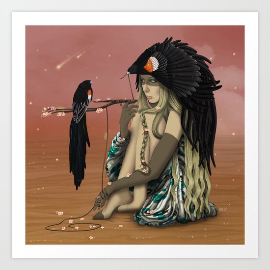 THE STORYTELLER Art Print