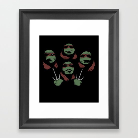 Ninja Rhapsody Framed Art Print