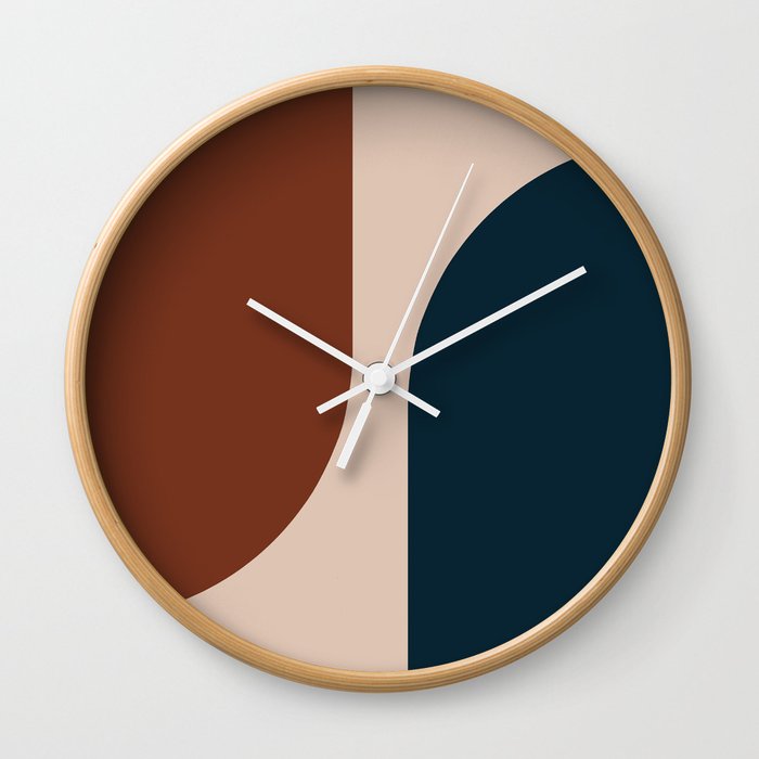 Modern Minimal Arch Abstract LXXV Wall Clock