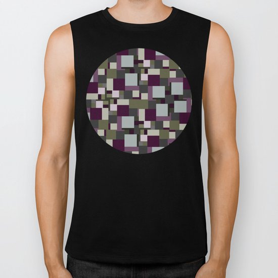 Geometric#9 Biker Tank
