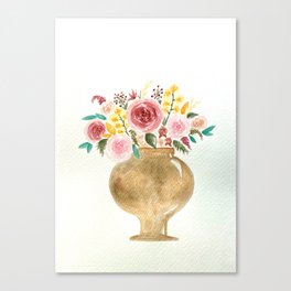 Vintage Vase Canvas Print