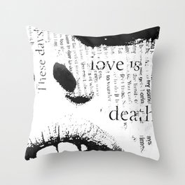 Love is Death Throw Pillow