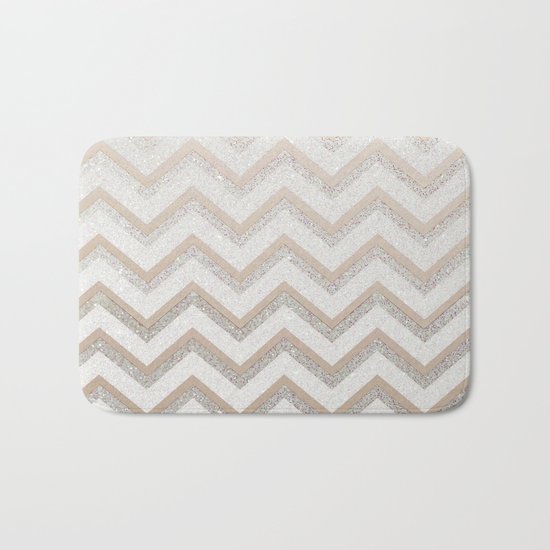 NUDE CHEVRON Bath Mat