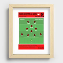 Associazione Calcio Milan 2003 XI Recessed Framed Print