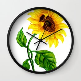 Summer Spring Sunflower Wall Clock