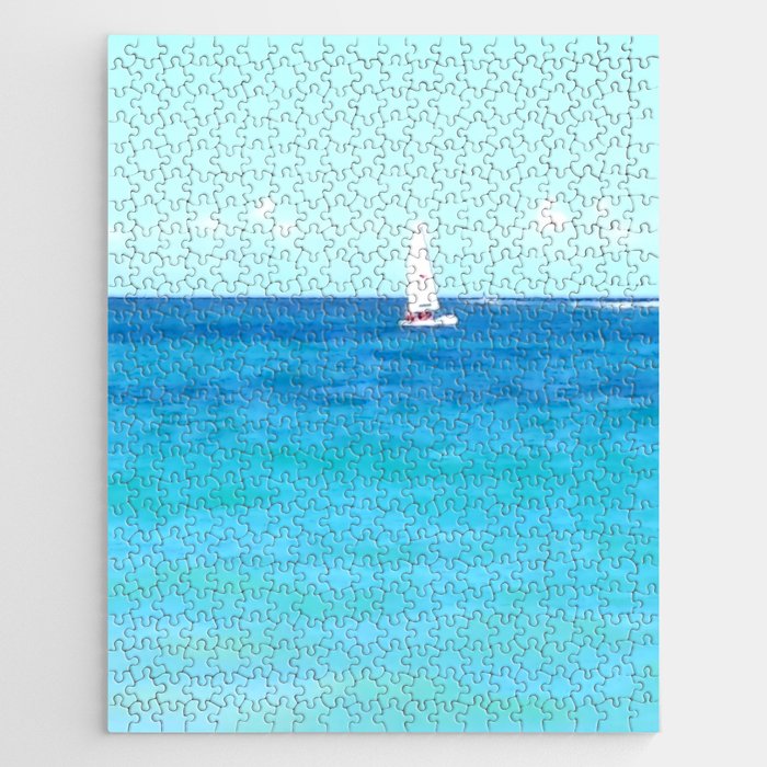 Summer Sailboating | Nadia Bonello Jigsaw Puzzle