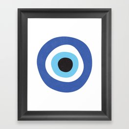 Evil Eye Symbol Framed Art Print