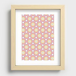 Mai pattern Recessed Framed Print