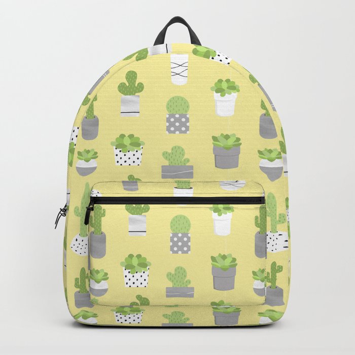 Succulents & Cacti - Yellow Backpack
