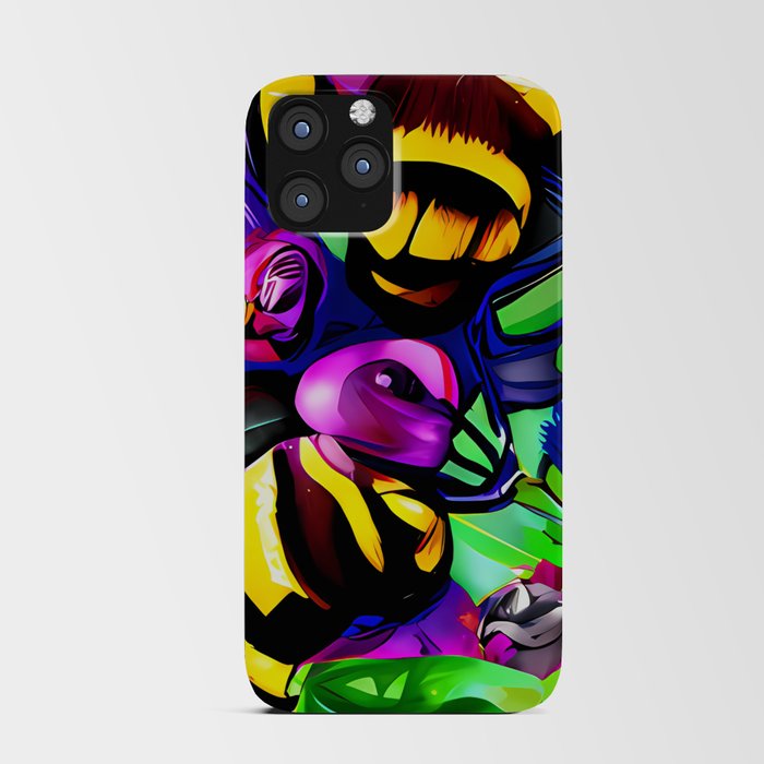 Abstract AI Generative art - Pollinate 2 iPhone Card Case