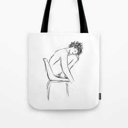 Chair Sketch Tote Bag