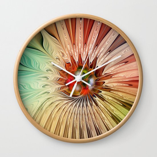 Blooming Beauty Wall Clock
