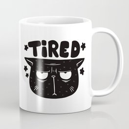Tired Cat Mug