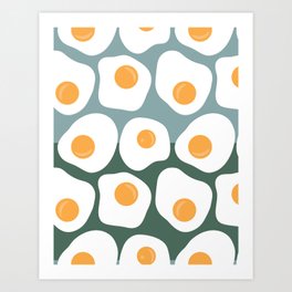 Egg Pattern  Art Print