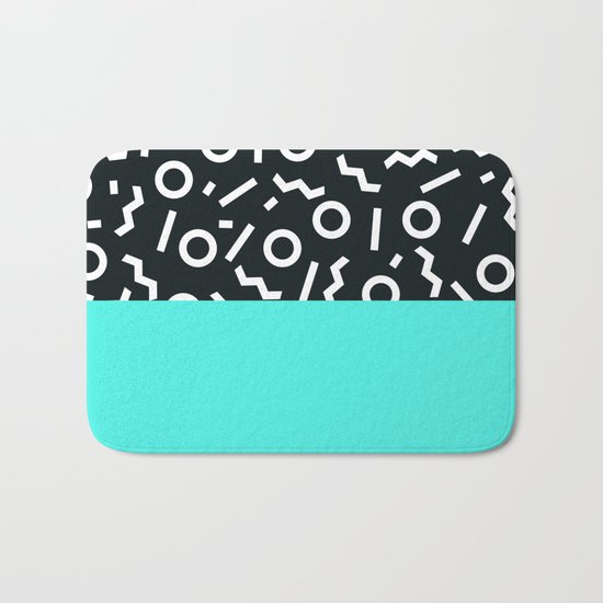 Memphis pattern 48 Bath Mat