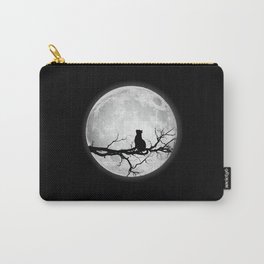 Moon Full Moon Cat Space Carry-All Pouch