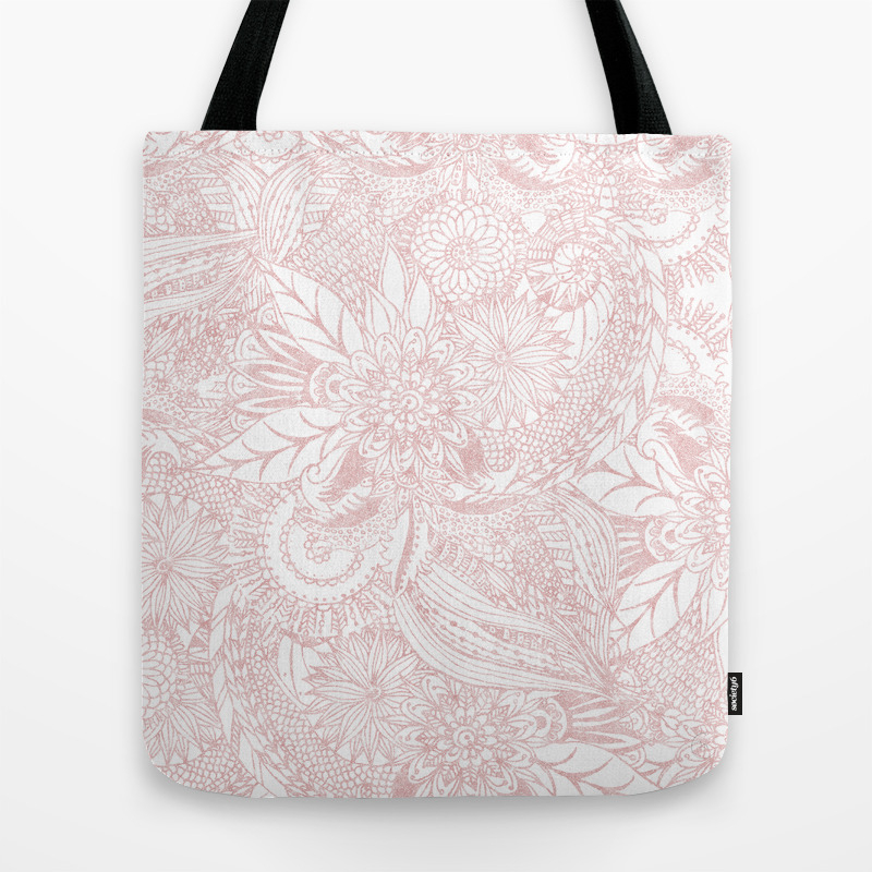it luggage rose gold floral