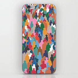 Abstract Colorful People iPhone Skin