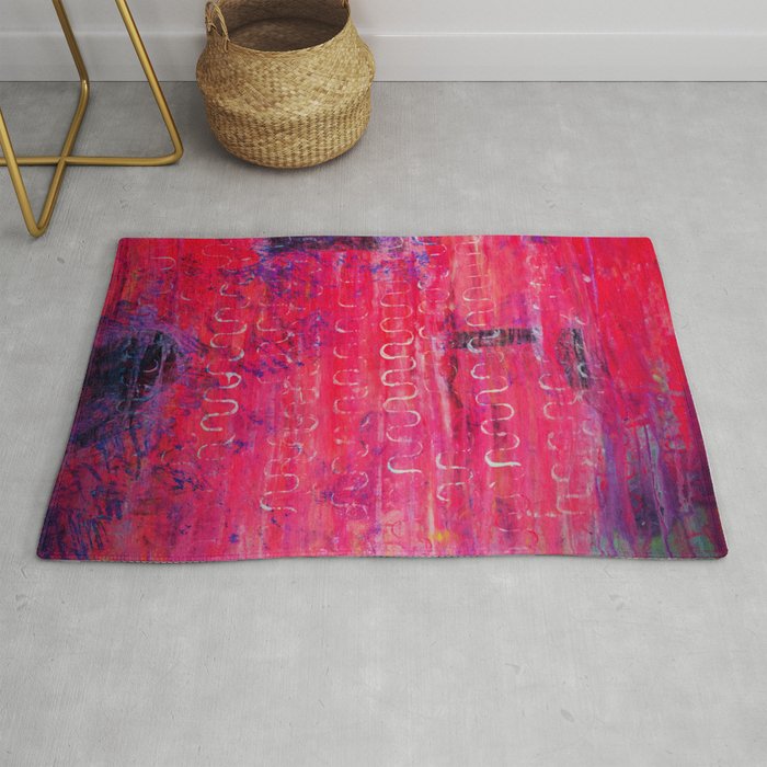 Drips Abstracts Rug