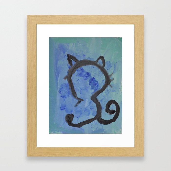 cat Framed Art Print