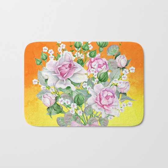 Flowers bouquet #22 Bath Mat