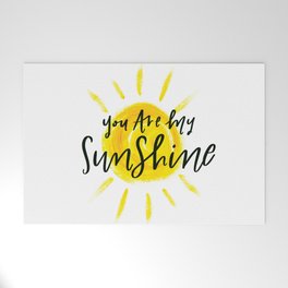 You are My Sunshine Lettering Welcome Mat
