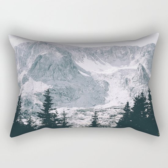 Mountains #faded Rectangular Pillow