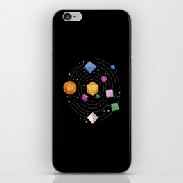 Gaming Dice Solar System iPhone Skin