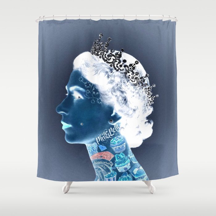 Tattoo Queen Shower Curtain