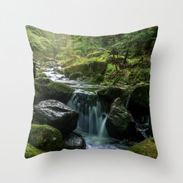 Green Night by Ia Po on Throw Pillow Society6 Cluster