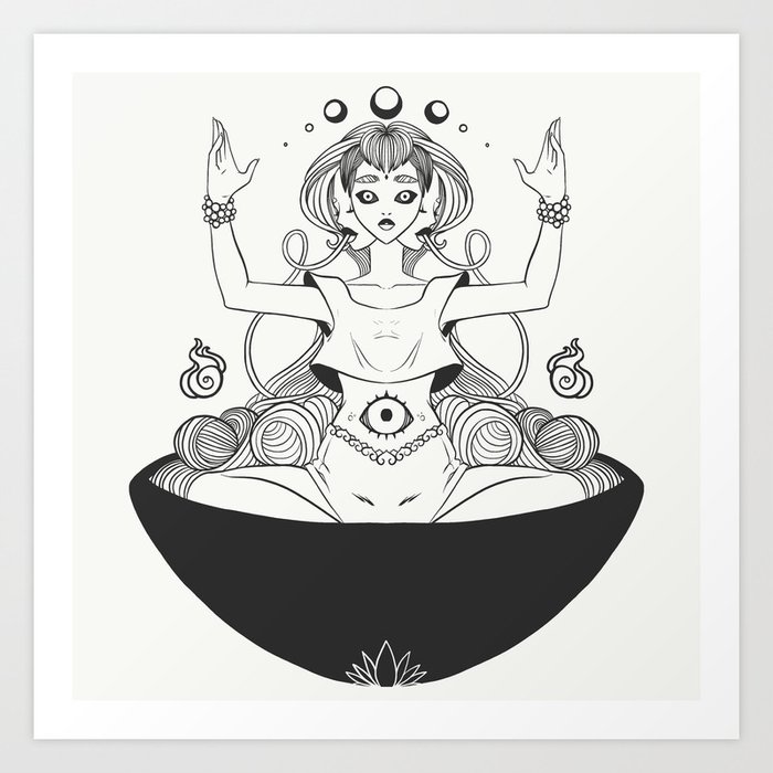 Ramen Noodle Bowl Anime Girl Drawing Art Print By Cellsdividing Society6 512x512 ene and konoha ramen art contest by princesssakura258. ramen noodle bowl anime girl drawing art print by cellsdividing