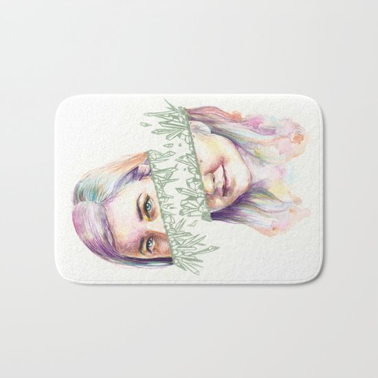 I Grow Crystals Bath Mat