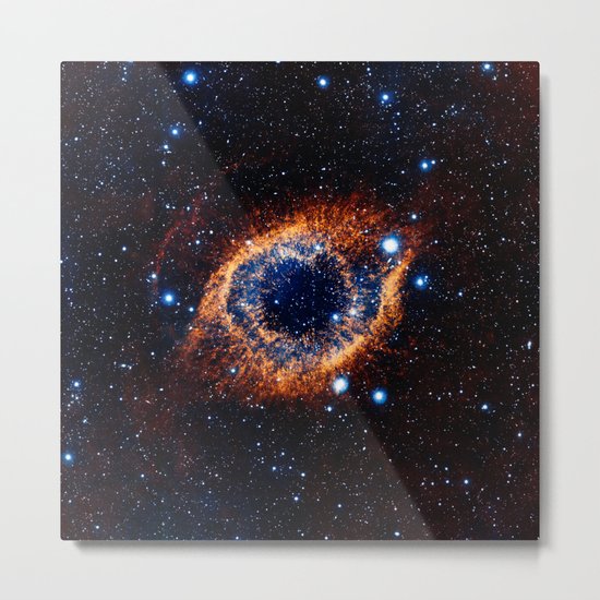 Helix Nebula (Infrared) Metal Print