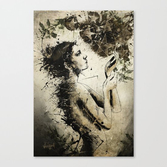 7 of Pentacles Canvas Print