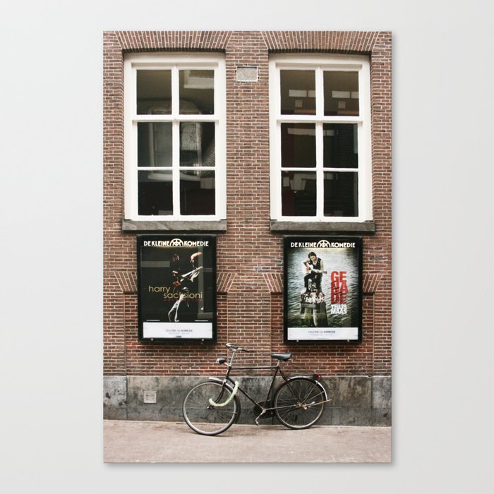 Life is like a bicycle Canvas Print