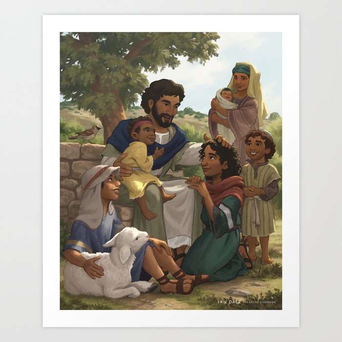 Jesus and the Children Art Print