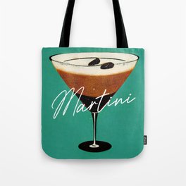 Espresso Martini Retro Poster Vintage 1991 Bar Prints, Vintage Drinks, Recipe, Wall Art Tote Bag
