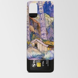 Haida Totems, Cha-atl, Queen Charlotte Island, 1912 by Emily Carr Android Card Case