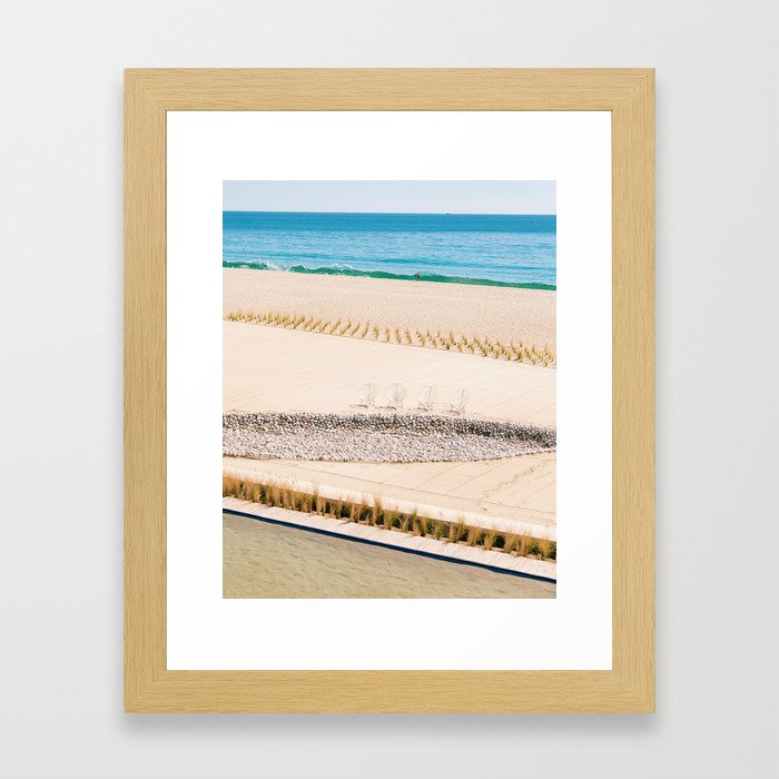 Beach and Ocean Framed Art Print